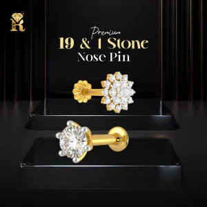 Premium 19 & 1 Stone Nose Pin