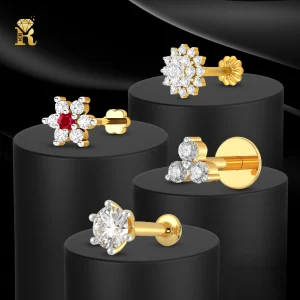 Fashion Nose Pin Pack 1+3 +Color 7+19 Stones