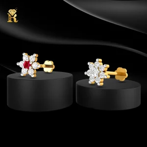 Luxury Nose Pin Mix Combo 7 + Colour 7 Stones