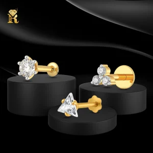 Classic Nose Pin Set 1+3+Triangle