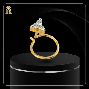 Rare Sparkle 3 Round Nose Pin