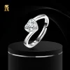 Romantic Heart Shape Finger Ring