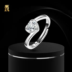 Romantic Heart Shape Finger Ring