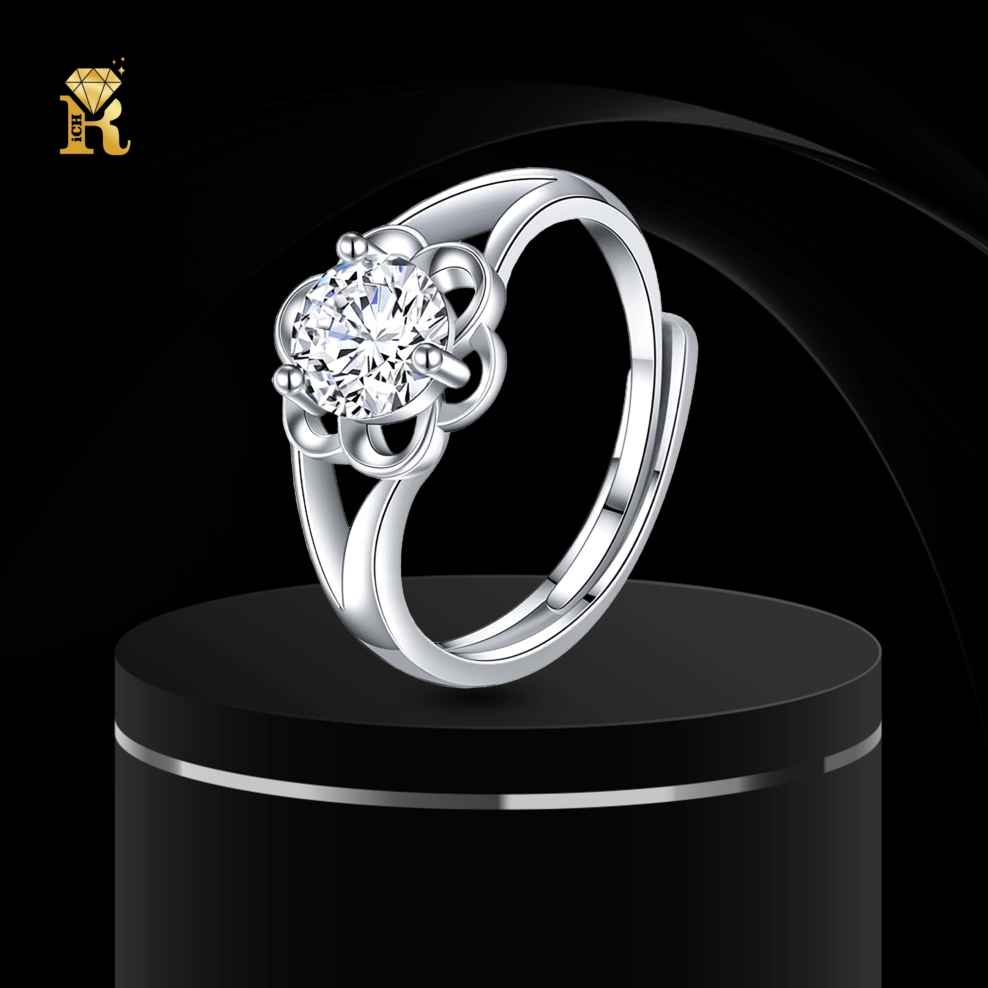 Modern Heart Style Finger Ring